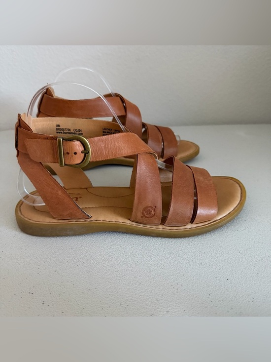 Shoes - Børn Imogen ankle strap sandals in brown leather.